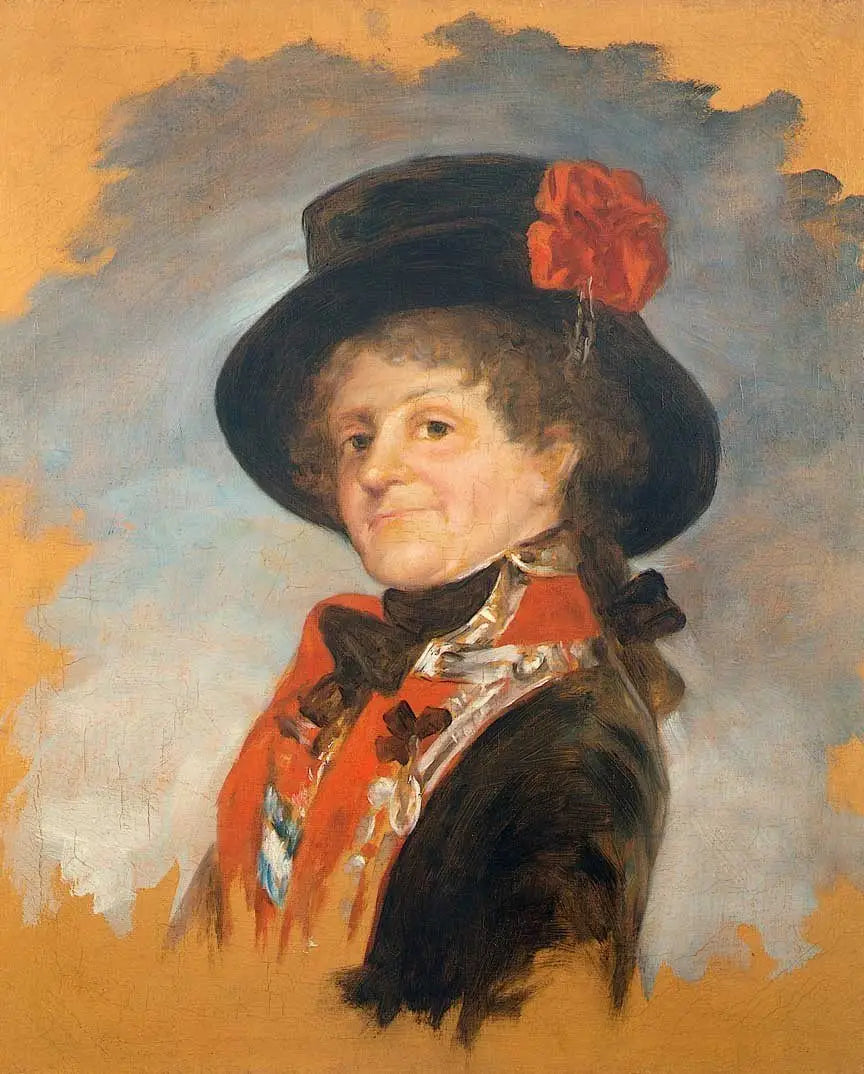 Reproduction du tableau « Portrait de la reine Marie-Louise d'Espagne - Francisco de Goya » par Alpha Reproduction en peinture à l’huile