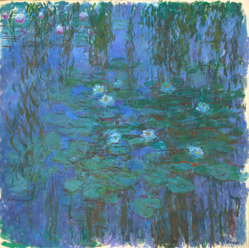 Ninfee blu – Claude Monet (circa 1916–1919)