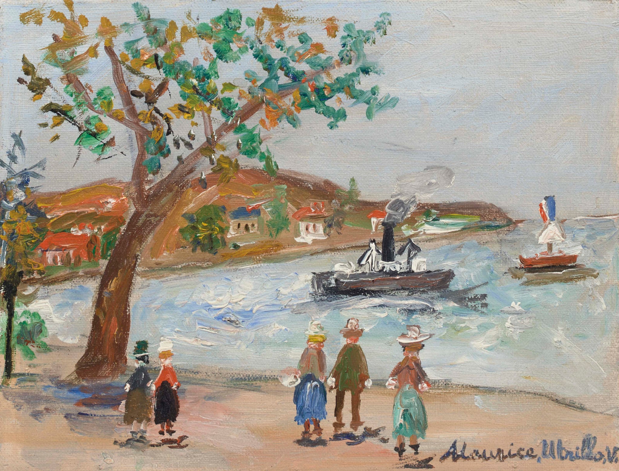 Rade de Beaulieu (Alpes-Maritimes) - Maurice Utrillo