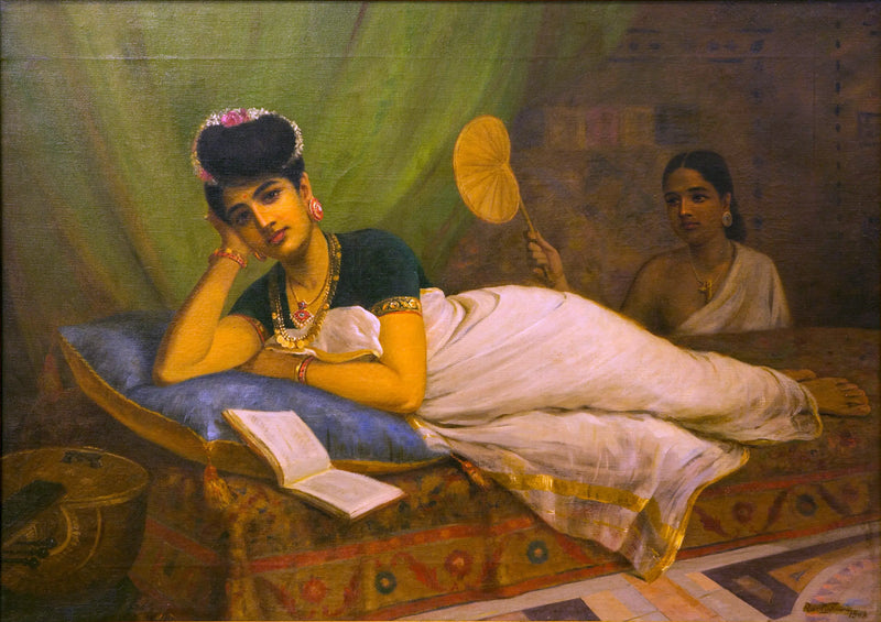 Donna distesa - Ravi Varmâ