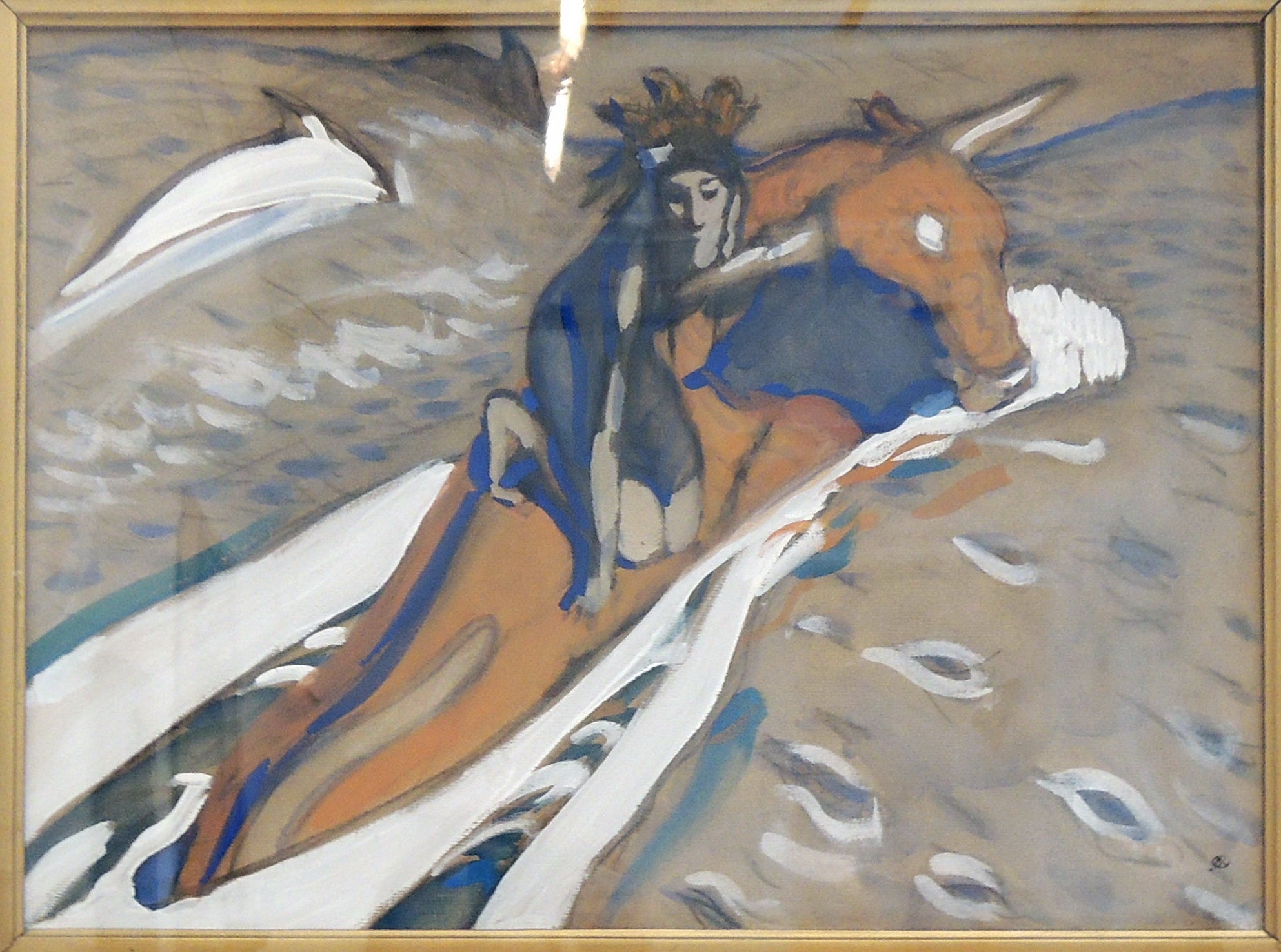 Le viol de l'Europe - Valentin Serov