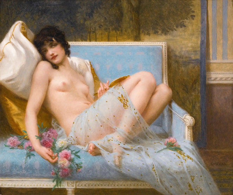 Odalisca sdraiata - Guillaume Seignac