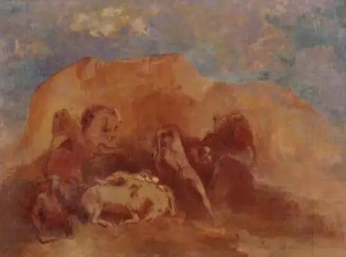 Combattimento equestre - Odilon Redon