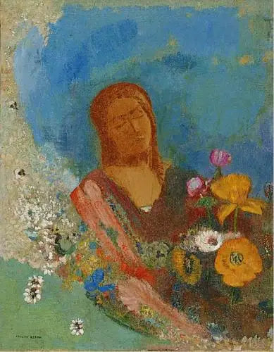 Gli occhi chiusi - Odilon Redon