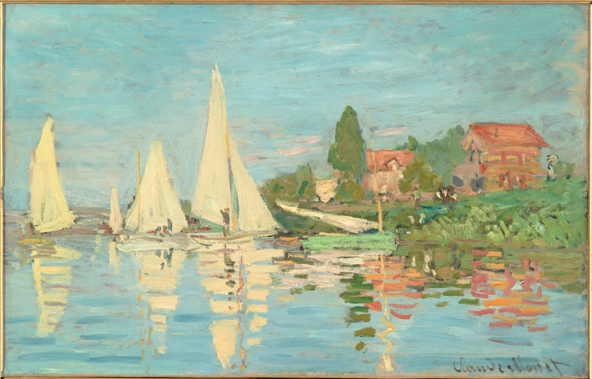 🎨 Regate a Argenteuil – Claude Monet, verso il 1874