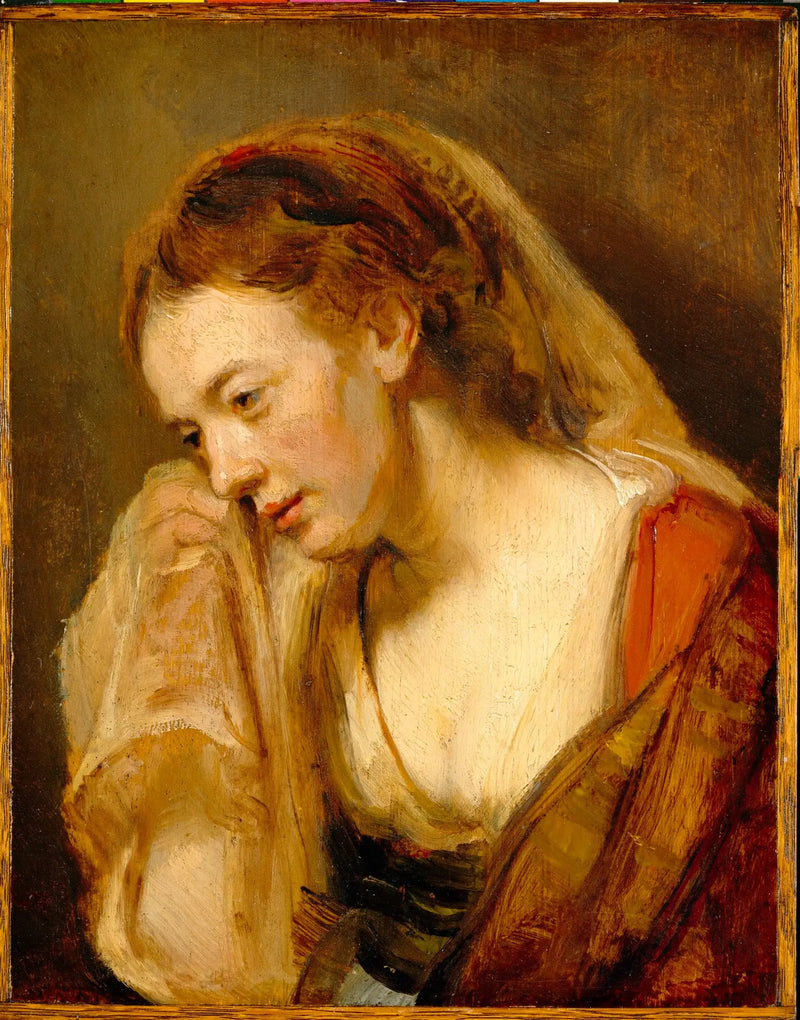 Una donna che piange - Rembrandt