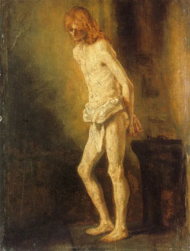 Il Cristo alla colonna - Rembrandt