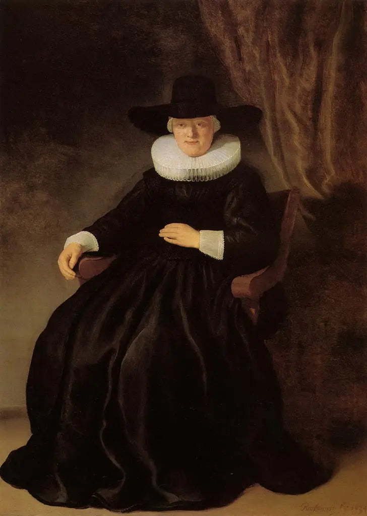 Ritratto di Maria Bockenolle - Rembrandt