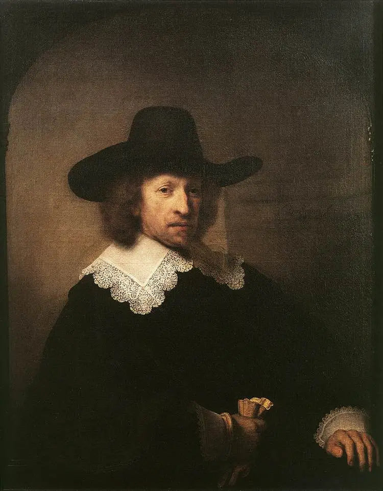 Reproduction du tableau « Portrait de Nicolas van Bambeeck - Rembrandt » par Alpha Reproduction en peinture à l’huile