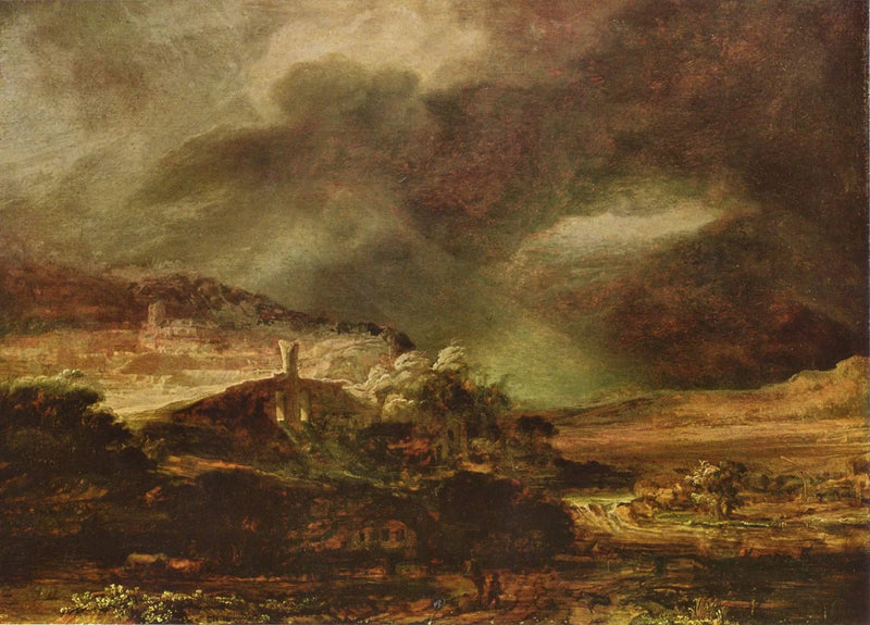 Paesaggio di tempesta - Rembrandt