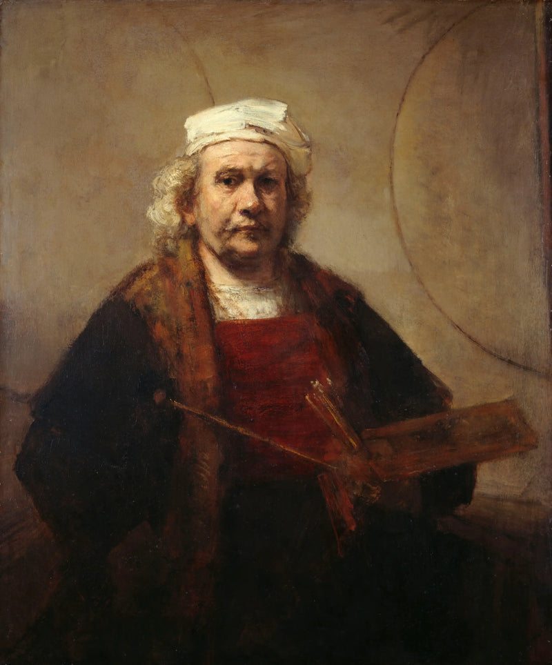 Autoritratto con due cerchi - Rembrandt