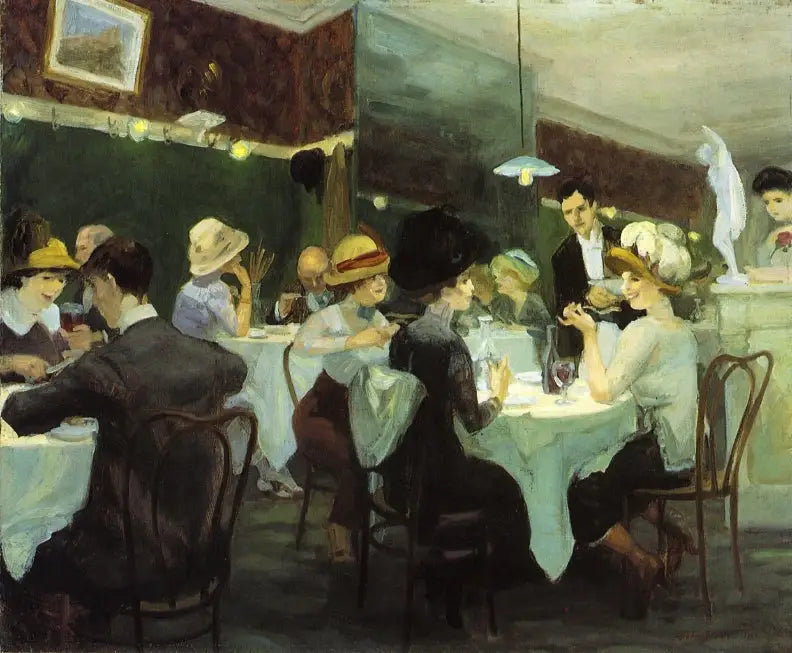 Le samedi soir de Renganeschi - John Sloan - Alpha Reproduction