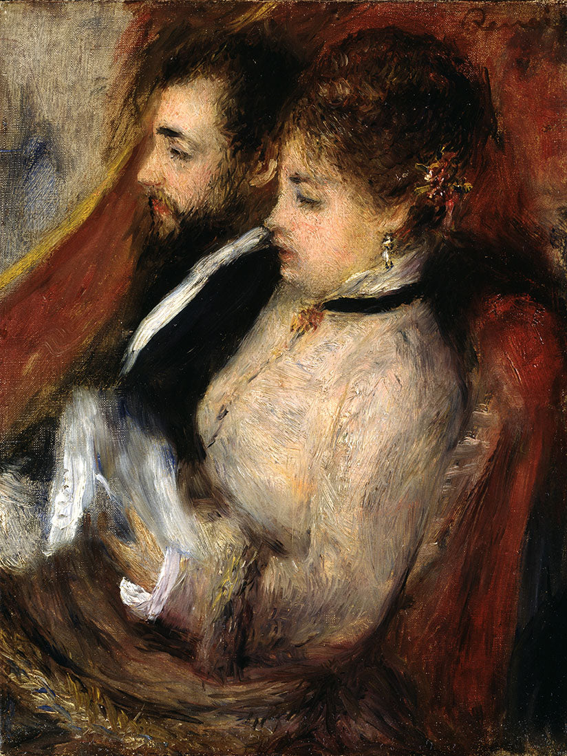 Reproduction du tableau « La petite loge - Pierre-Auguste Renoir » par Alpha Reproduction en peinture à l’huile