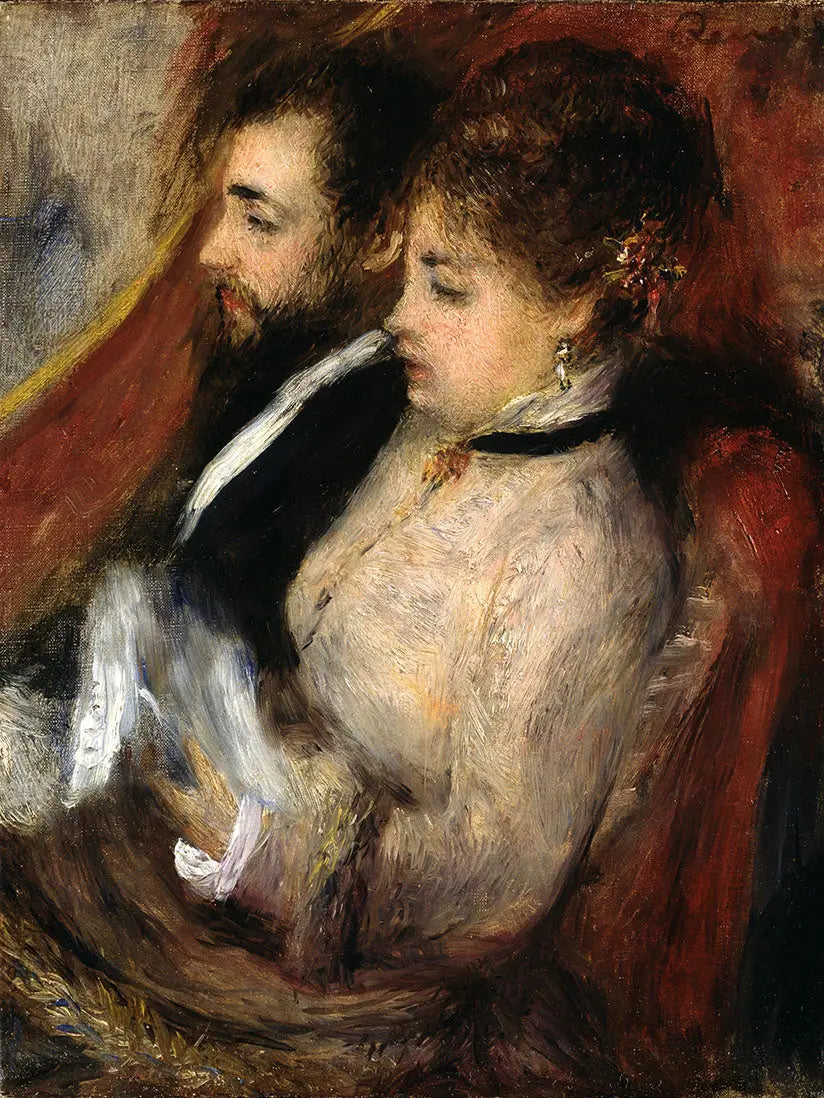 Reproduction du tableau « La petite loge - Pierre-Auguste Renoir » par Alpha Reproduction en peinture à l’huile