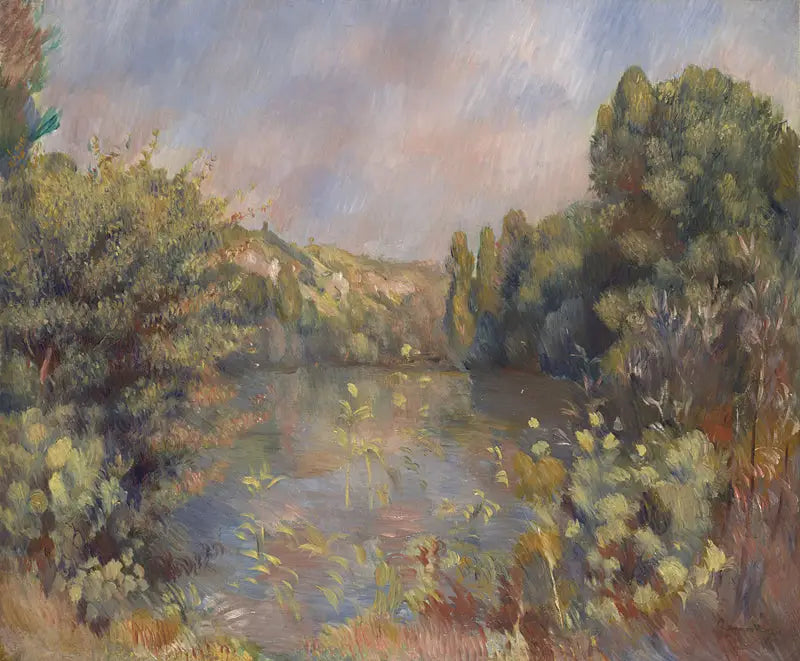 Paesaggio al lago - Pierre-Auguste Renoir