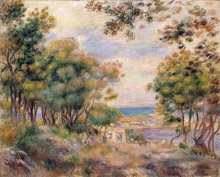 Reproduction du tableau « Paysage à Beaulieu - Pierre-Auguste Renoir » par Alpha Reproduction en peinture à l’huile