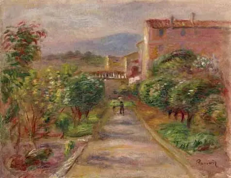Paesaggio a Cagnes - Pierre-Auguste Renoir