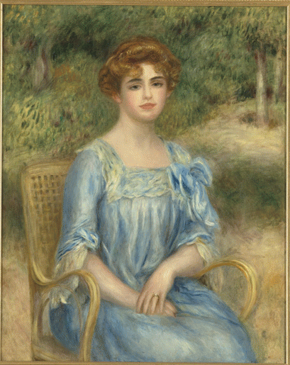 Reproduction du tableau « Madame Gaston Bernheim de Villers - Pierre-Auguste Renoir » par Alpha Reproduction en peinture à l’huile