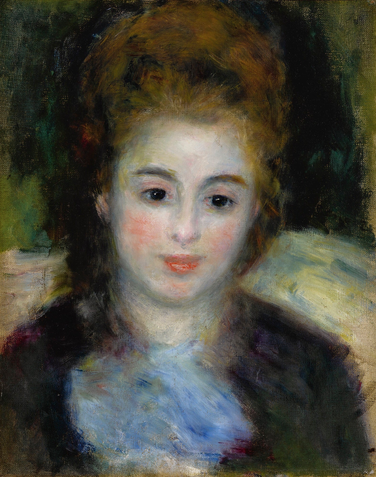 Reproduction du tableau « Mademoiselle Henriot - Pierre-Auguste Renoir » par Alpha Reproduction en peinture à l’huile
