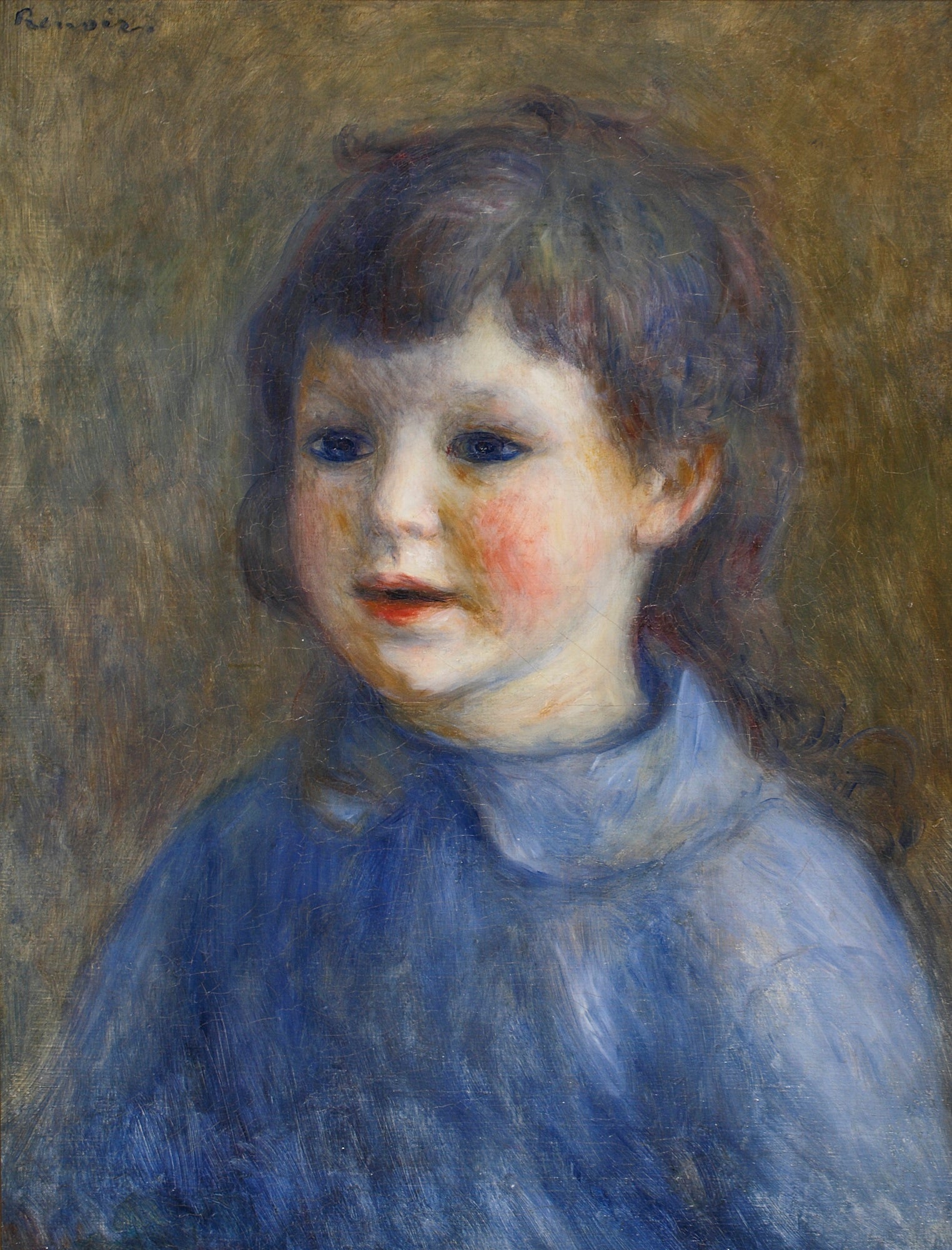 Reproduction du tableau « Portrait de Pierre Renoir - Pierre-Auguste Renoir » par Alpha Reproduction en peinture à l’huile