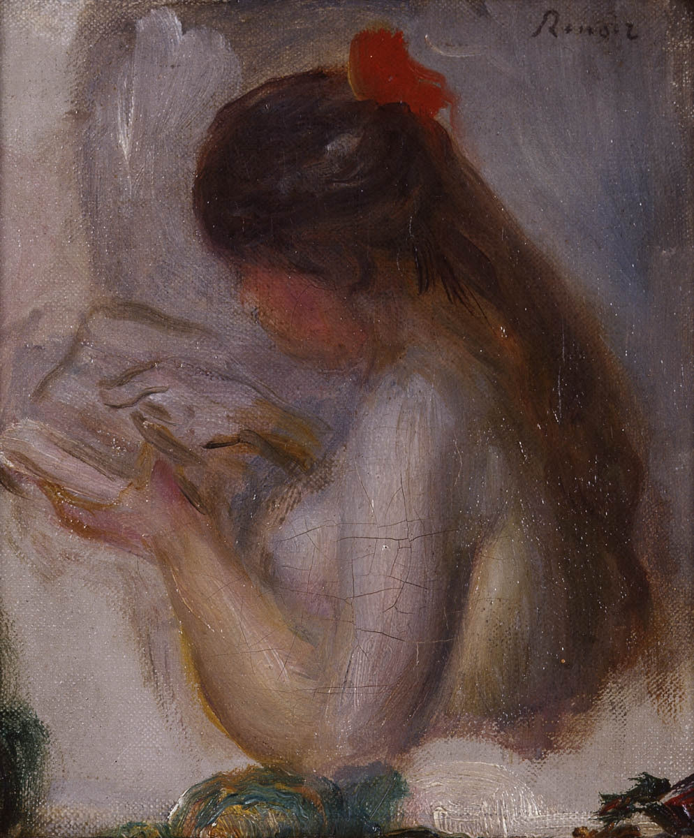 Reproduction du tableau « Portrait de jeune fille lisant - Pierre-Auguste Renoir » par Alpha Reproduction en peinture à l’huile