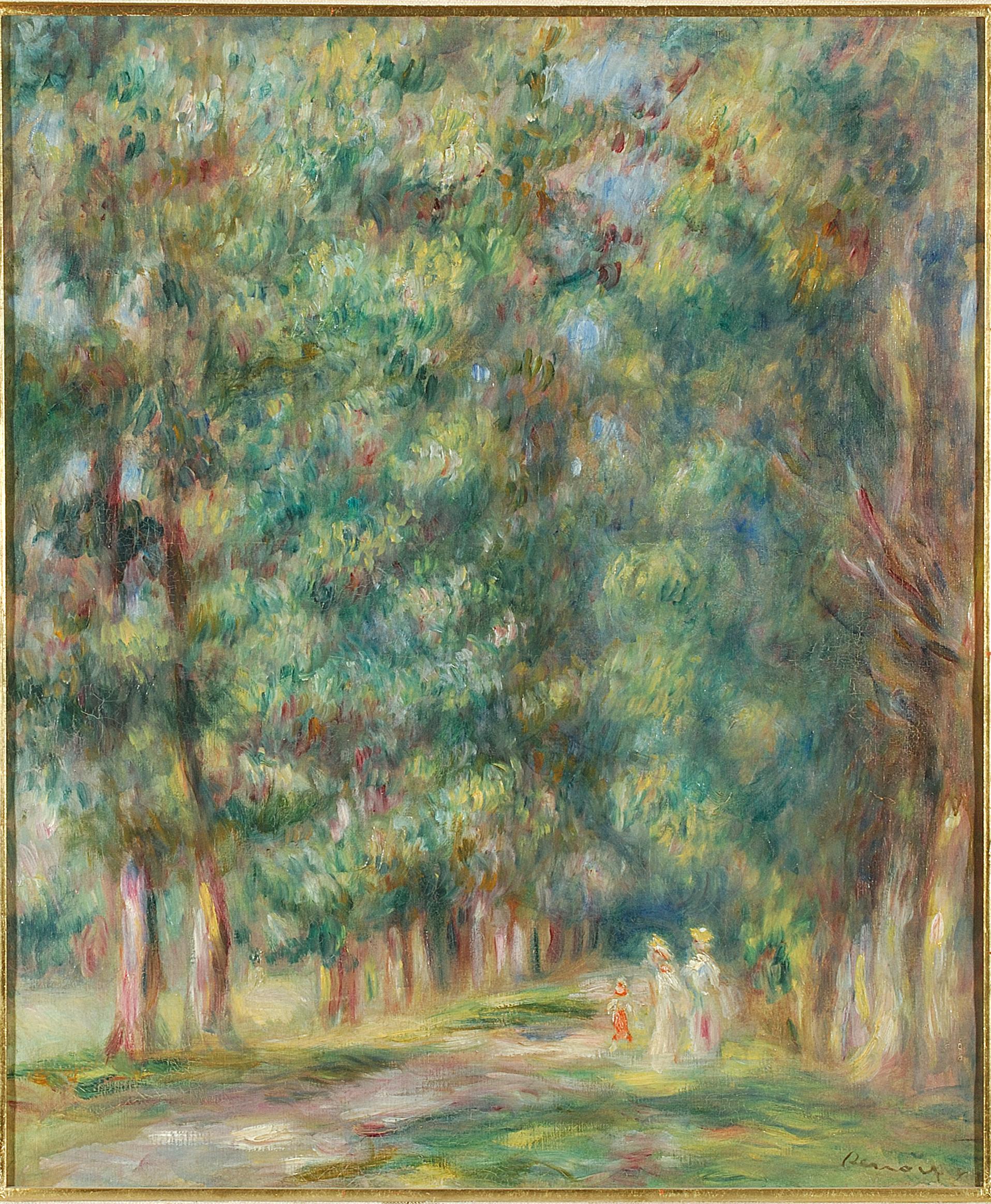 Reproduction du tableau « Promenade, sous-bois - Pierre-Auguste Renoir » par Alpha Reproduction en peinture à l’huile