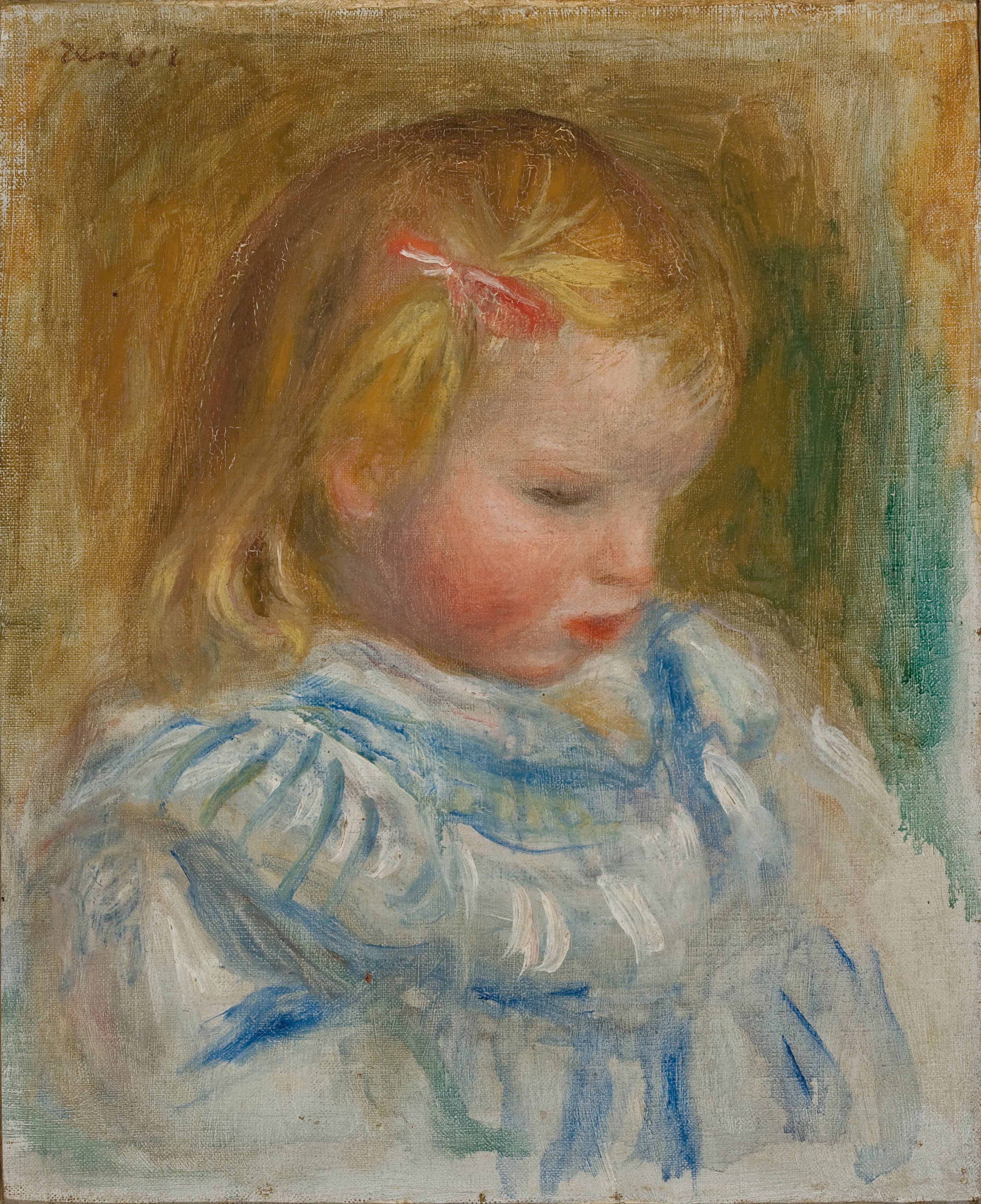Reproduction du tableau « Portrait de Coco - Pierre-Auguste Renoir » par Alpha Reproduction en peinture à l’huile