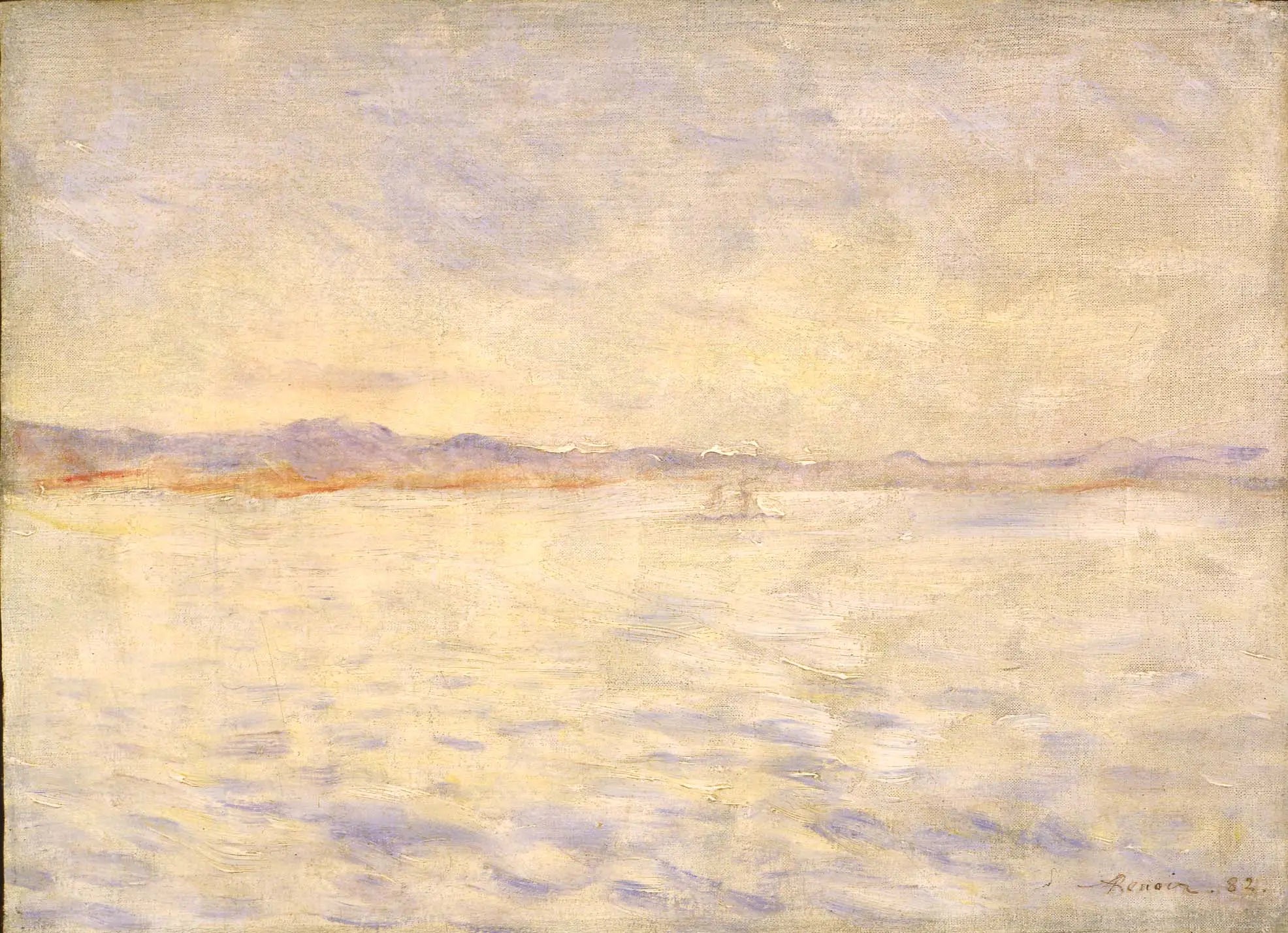 Reproduction du tableau « La baie de Naples - Pierre-Auguste Renoir » par Alpha Reproduction en peinture à l’huile