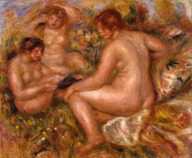 Tre bagnanti - Pierre-Auguste Renoir