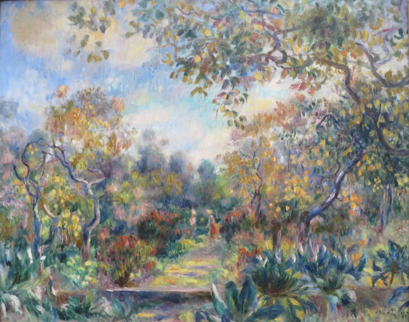 Paesaggio a Beaulieu - Pierre-Auguste Renoir