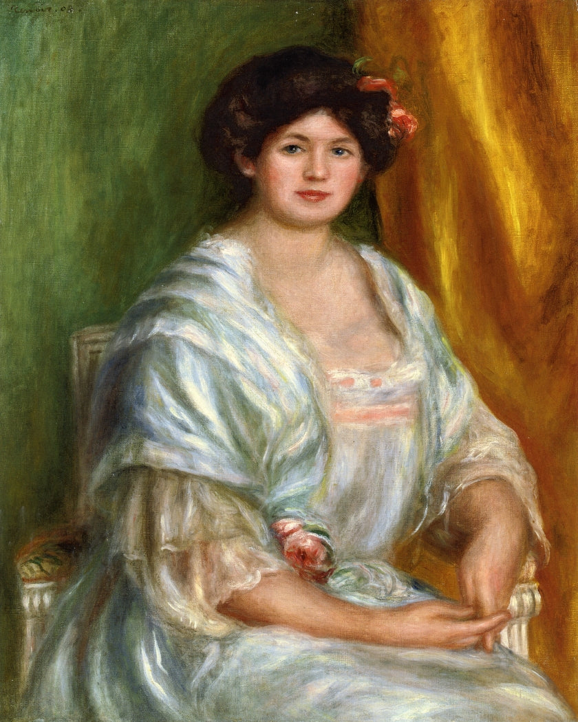 Reproduction du tableau « Madame Thurneyssen - Pierre-Auguste Renoir » par Alpha Reproduction en peinture à l’huile