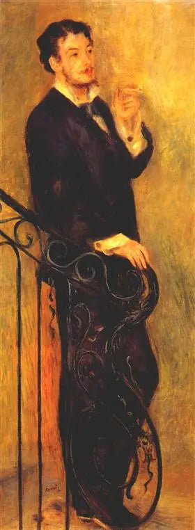 Uomo in una scala - Pierre-Auguste Renoir