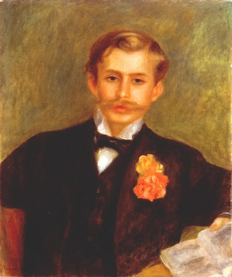Il giovane uomo con il garofano - Pierre-Auguste Renoir