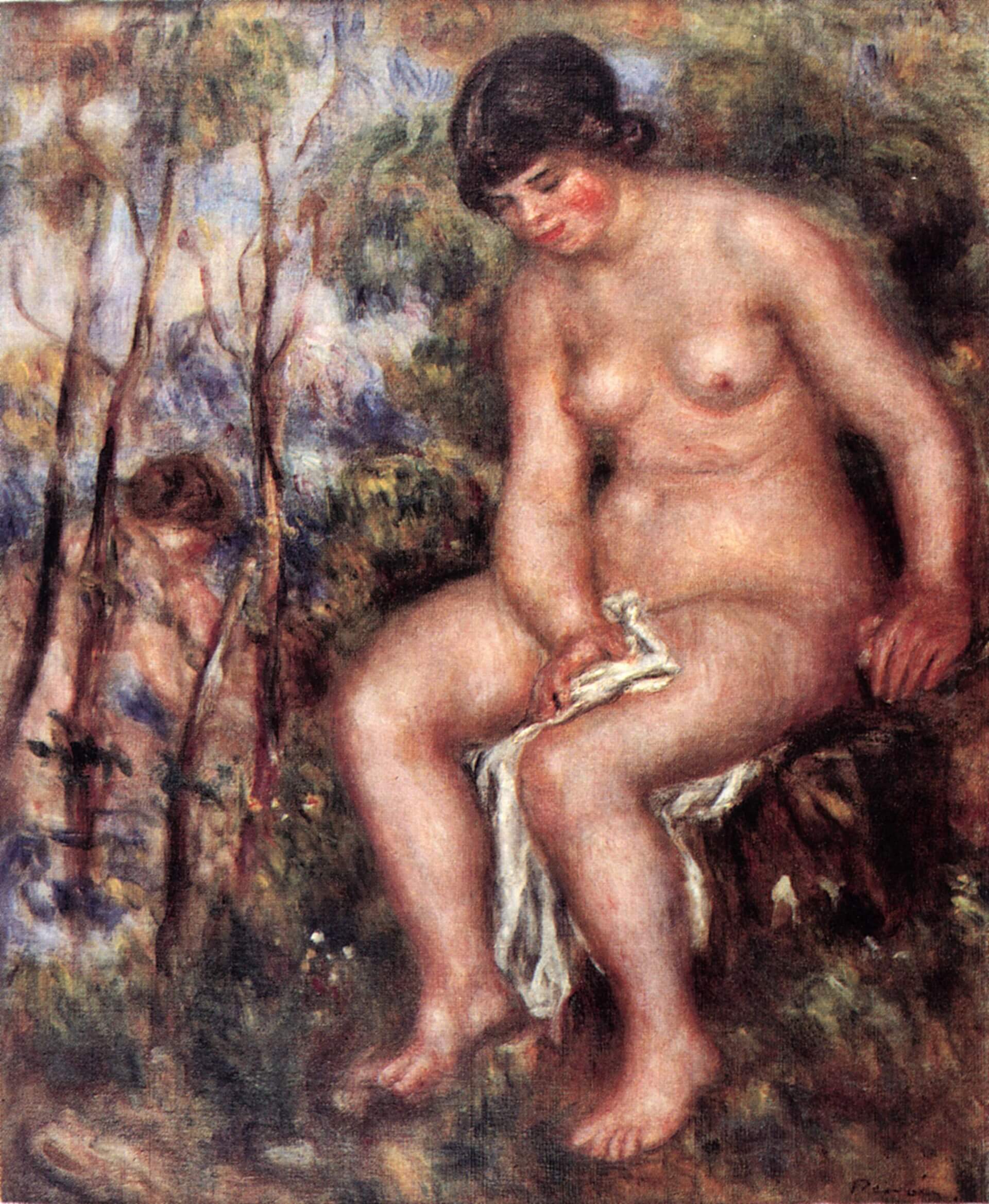 Reproduction du tableau « Nu - Pierre-Auguste Renoir » par Alpha Reproduction en peinture à l’huile