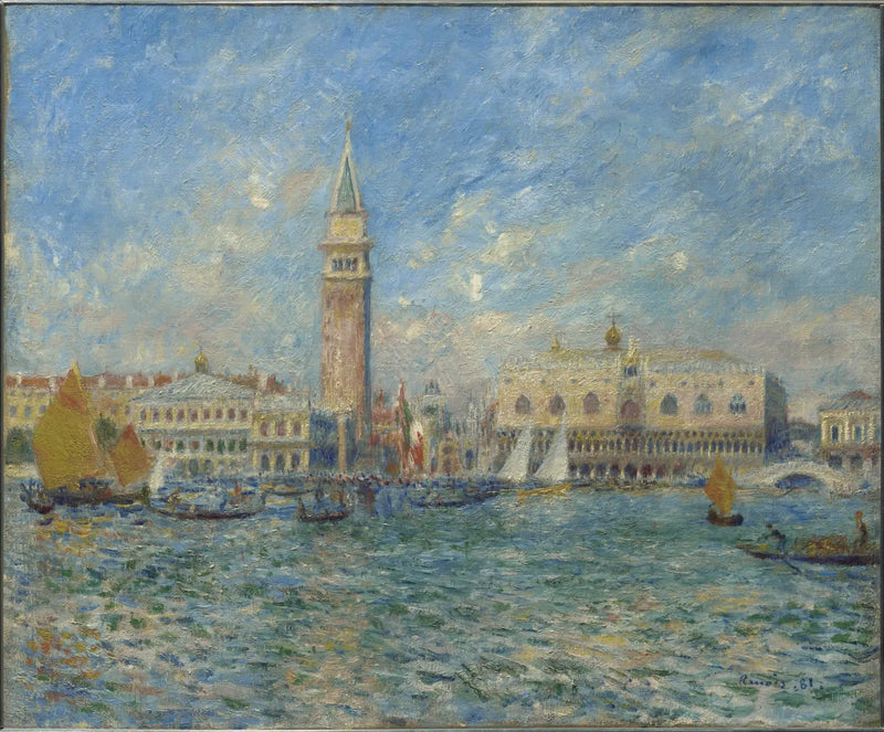 Palazzo dei Dogi, Venezia - Pierre-Auguste Renoir