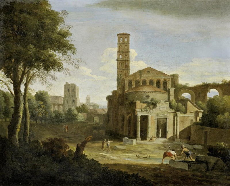 Paesaggio di rovine italiane - Sebastiano Ricci