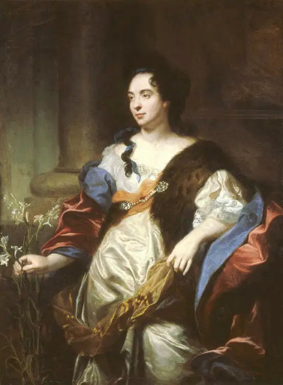 Portrait de Marie Cadenne épouse du sculpteur Desjardins - Hyacinthe Rigaud - Alpha Reproduction