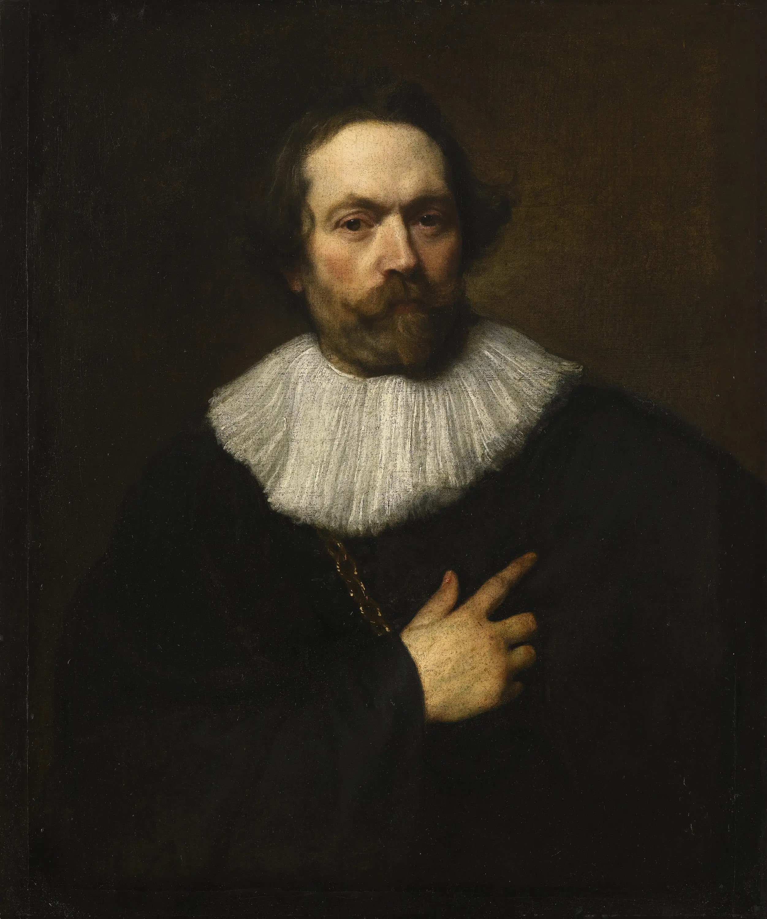 Portrait d’un homme avec une barbe - Antoine van Dyck - Alpha Reproduction