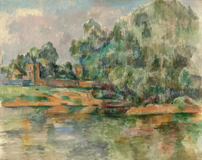 Paesaggio sul bordo dell'acqua - Paul Cézanne