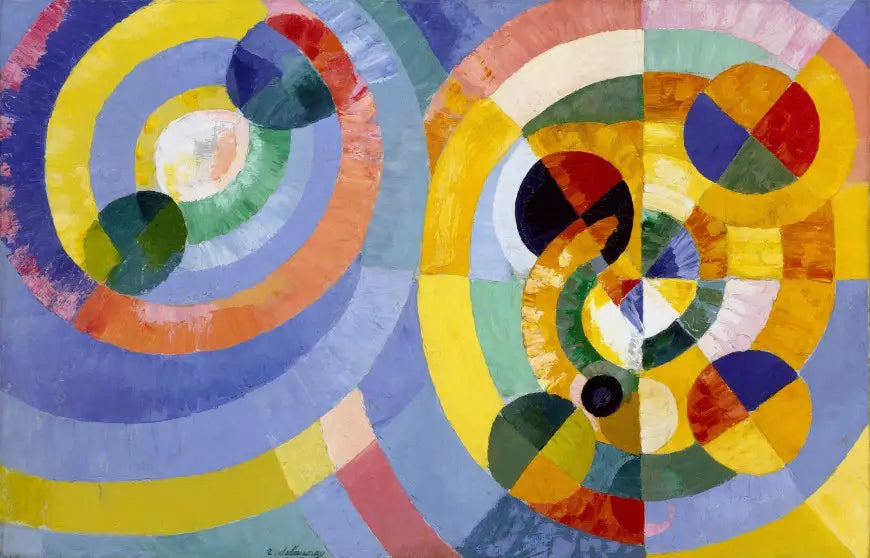 Reproduction du tableau « Formes circulaires - Robert Delaunay » par Alpha Reproduction en peinture à l’huile
