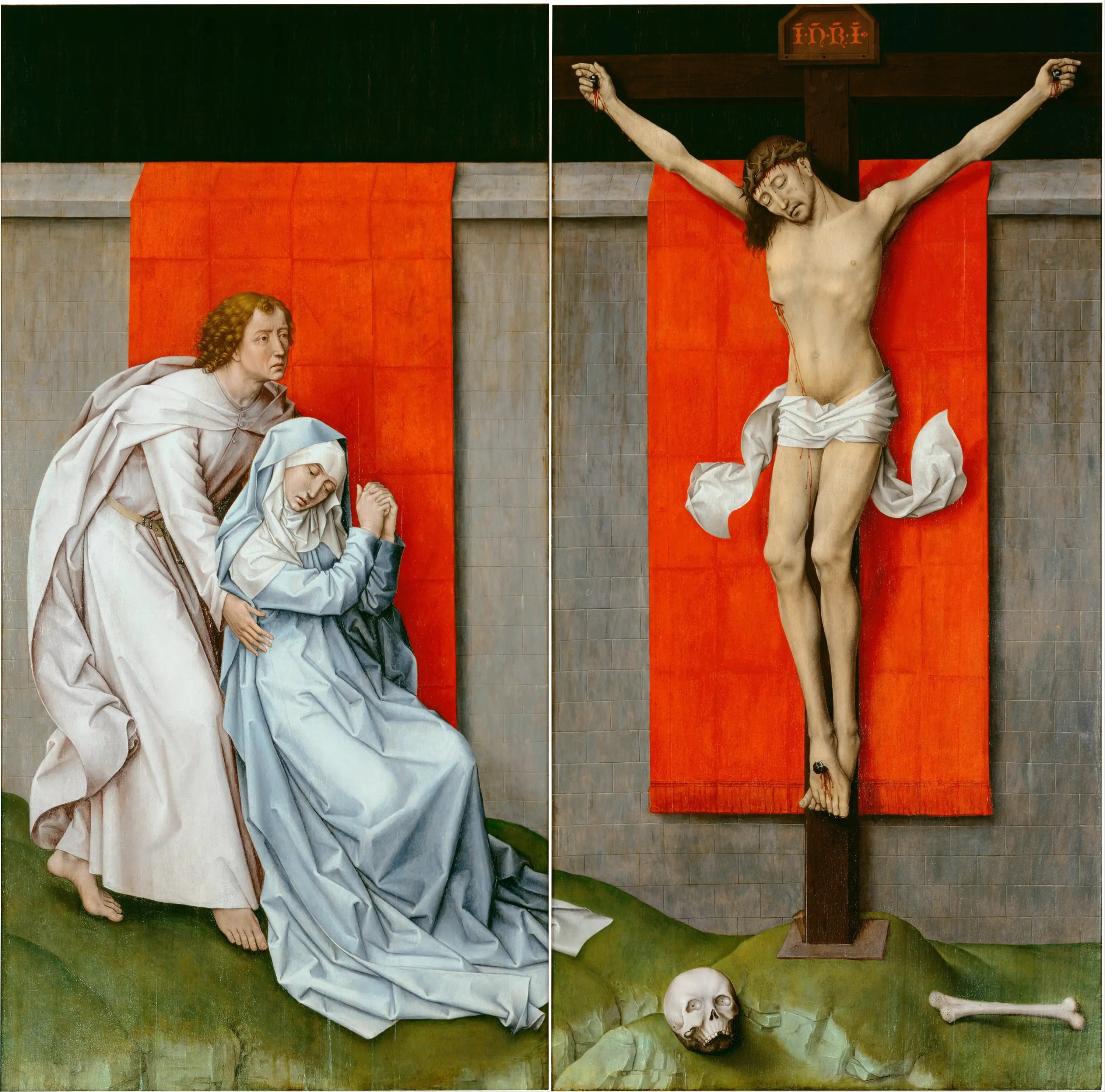 Diptyque du Christ en croix - Rogier van der Weyden - Alpha Reproduction