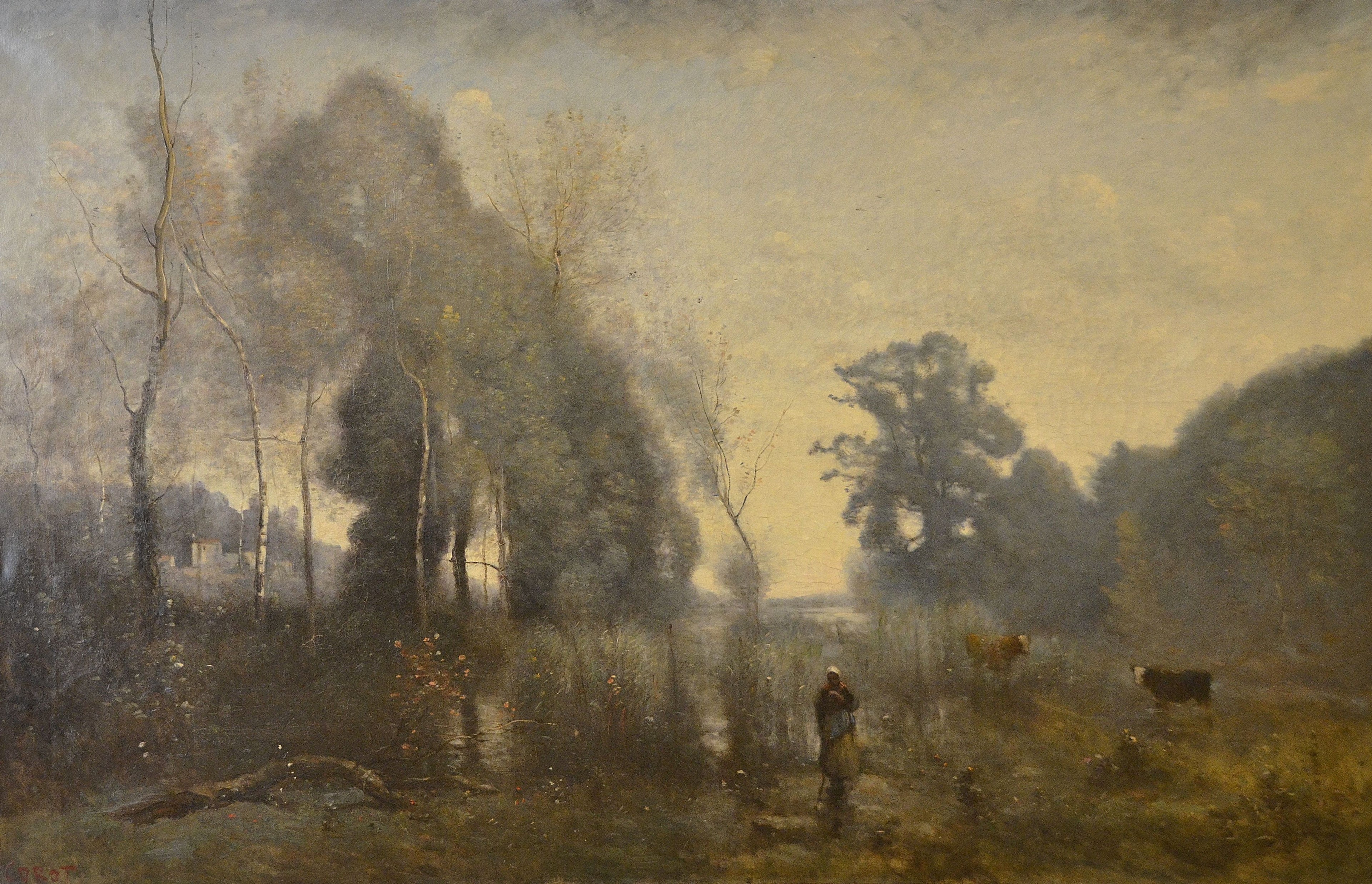 Un matin à Ville-d’Avray - Jean-Baptiste Camille Corot