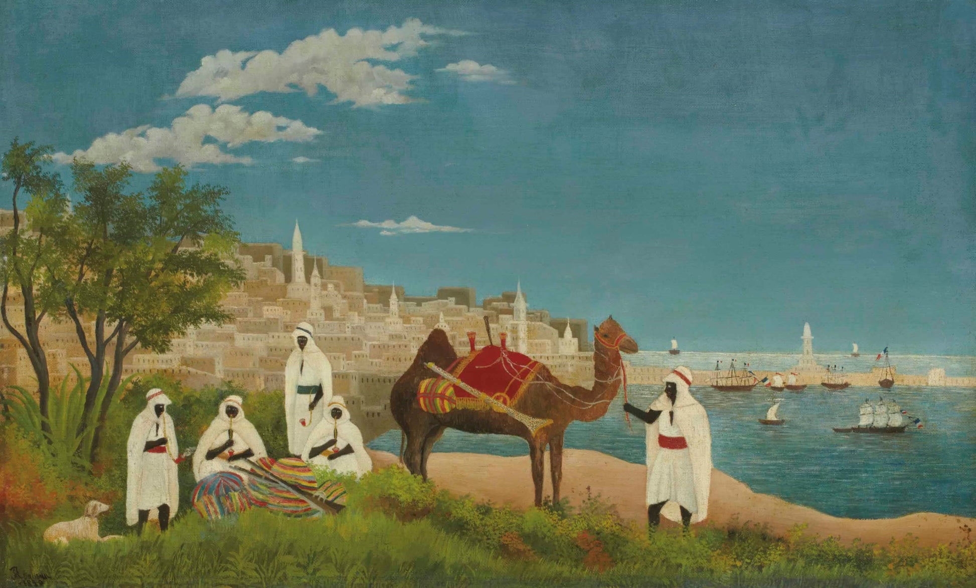 Paysage d'Alger - Henri Rousseau