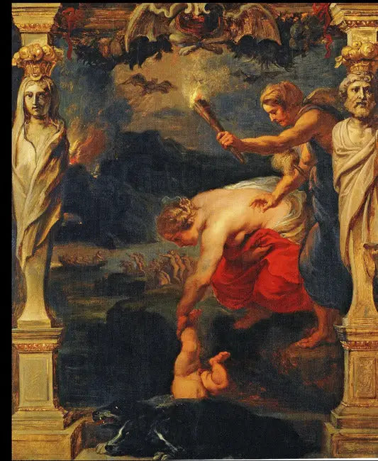 Achille si tuffò nel fiume Stige