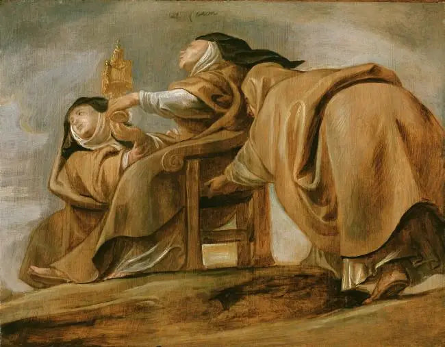 Santa Chiara d'Assisi, 1620 - Peter Paul Rubens