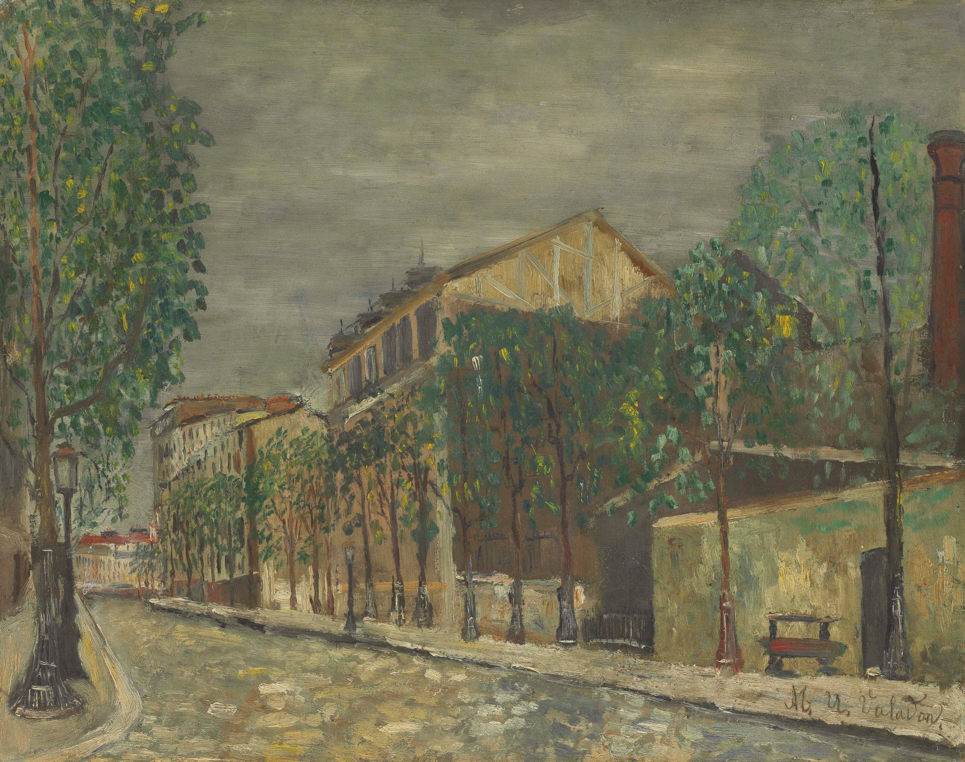 Rue Sarrette, Petit-Montrouge, Paris - Maurice Utrillo