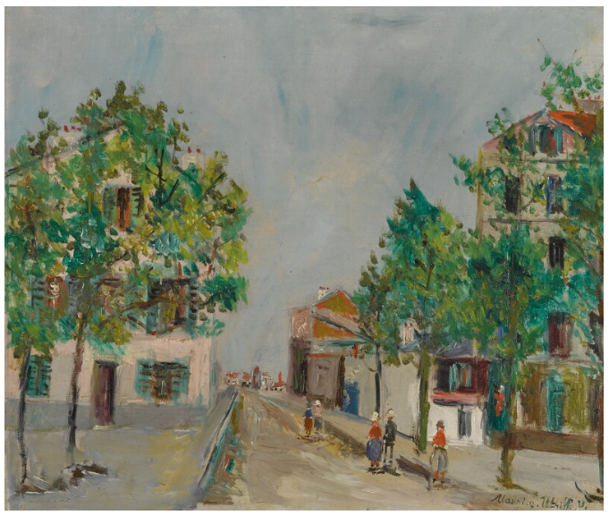 Rue a Bourg la Reine - Maurice Utrillo