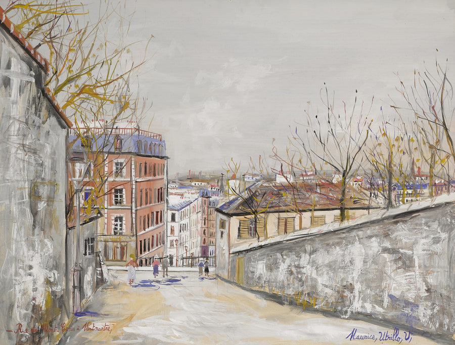 Rue de Mont Cenis à Montmartre (1930) - Maurice Utrillo