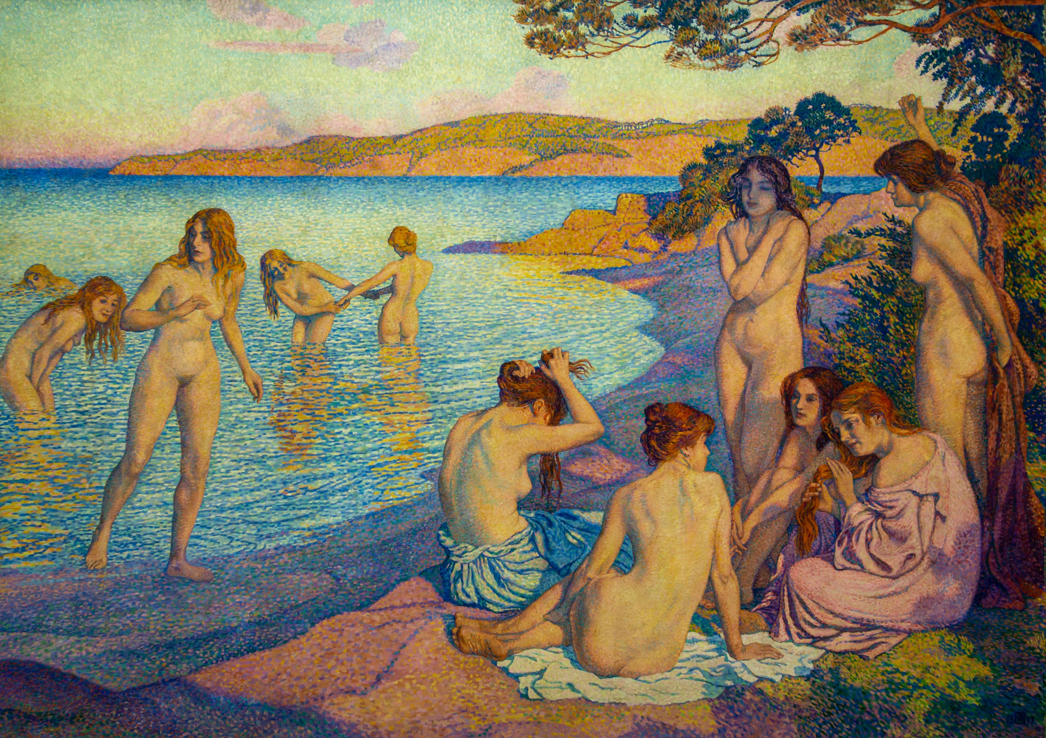 L’heure embrassée - Théo van Rysselberghe - Alpha Reproduction