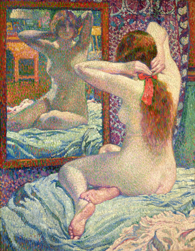 Le ruban écarlate - Théo van Rysselberghe - Alpha Reproduction